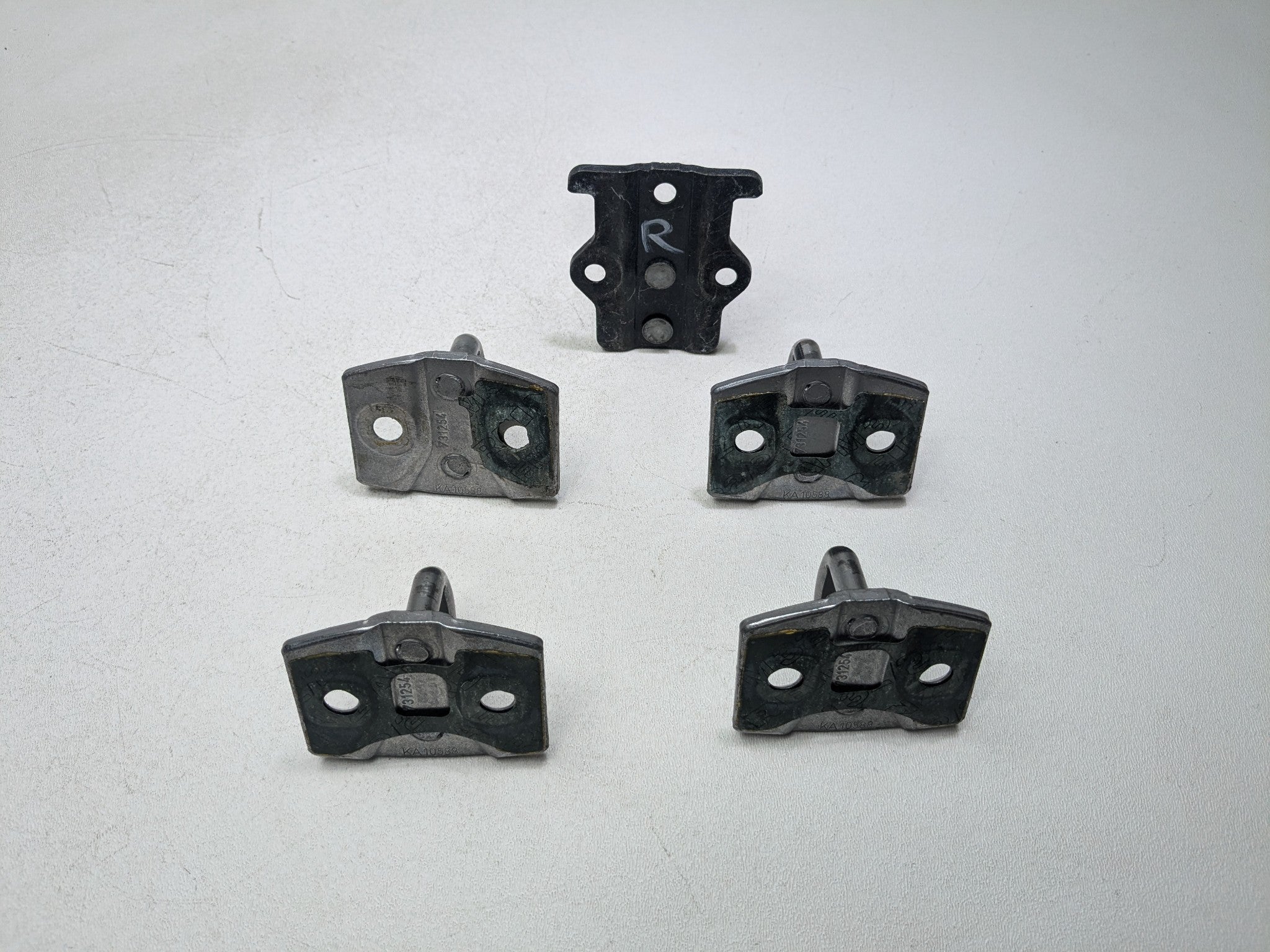 2014 - 2016 BMW 528I OEM DOOR LOCK STRIKER PLATE FRONT AND REAR SET OF FIVE