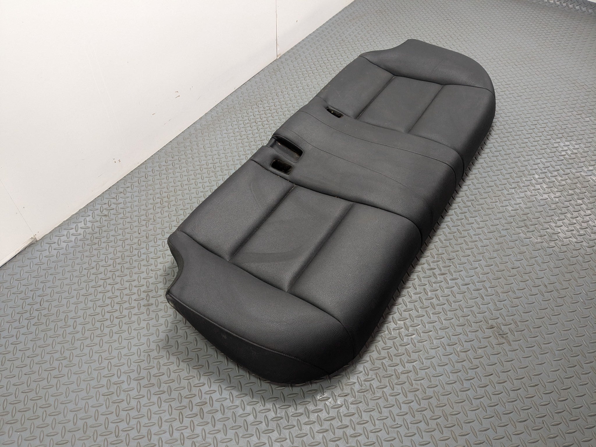 2014 - 2016 BMW 528I OEM REAR SEAT LOWER CUSHION COVER BLACK LEATHER