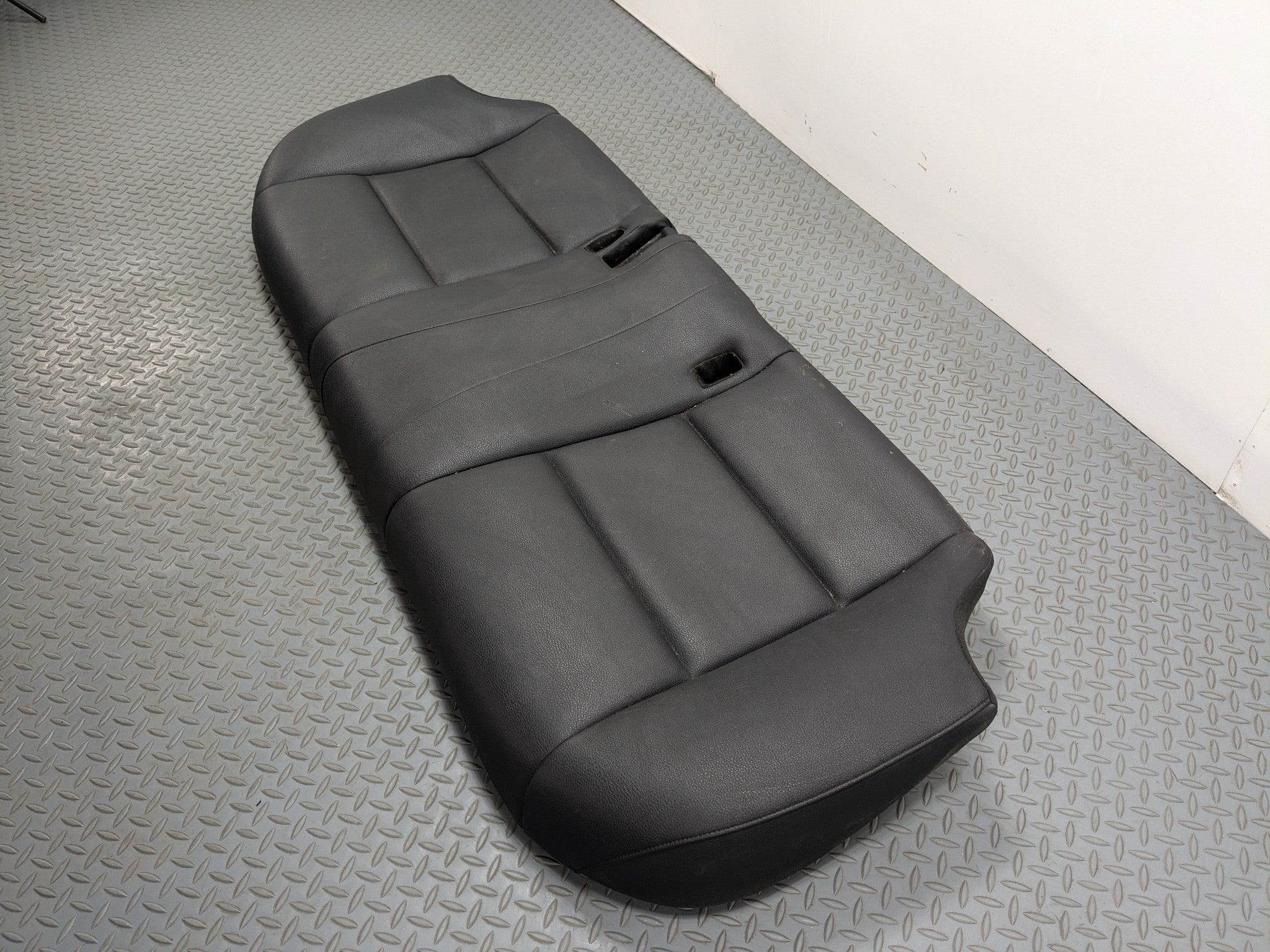 2014 - 2016 BMW 528I OEM REAR SEAT LOWER CUSHION COVER BLACK LEATHER