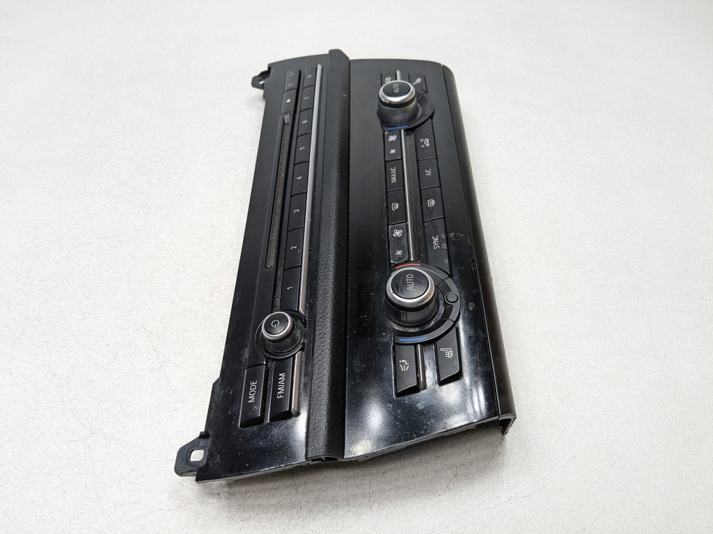 2014 - 2016 BMW 528I OEM CLIMATE HEATER RADIO AUDIO CONTROL UNIT BLACK
