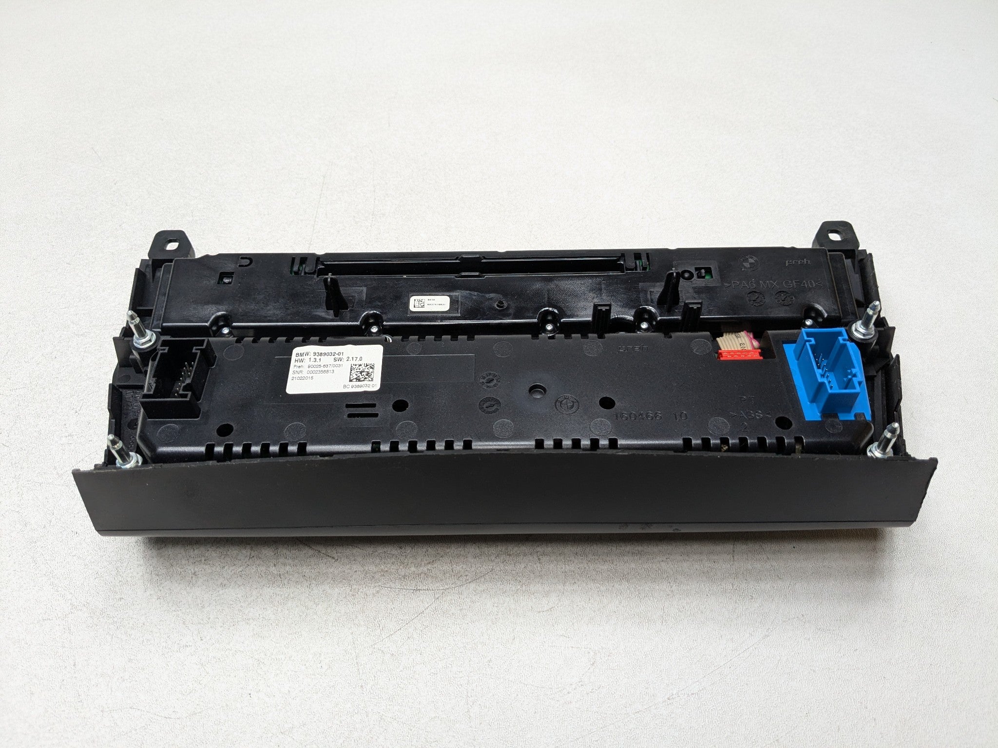 2014 - 2016 BMW 528I OEM CLIMATE HEATER RADIO AUDIO CONTROL UNIT BLACK