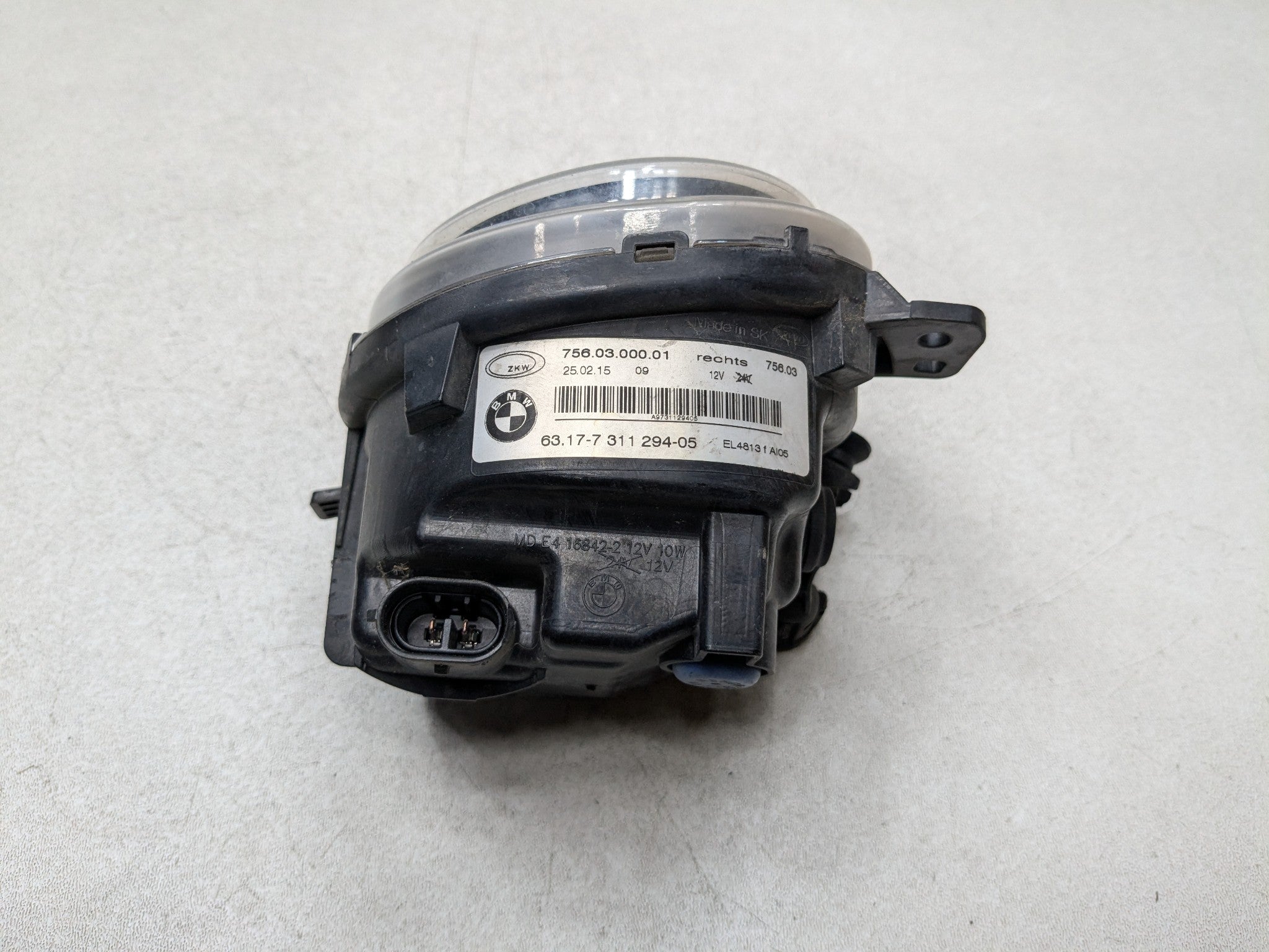 2014 - 2016 BMW 528I OEM BUMPER FOG LIGHT DRIVING LAMP LED FRONT LEFT SIDE