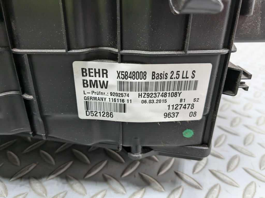 2014 - 2016 BMW 528I OEM HVAC AC CLIMATE HEATER BLOWER HOUSING BOX ASSEMBLY