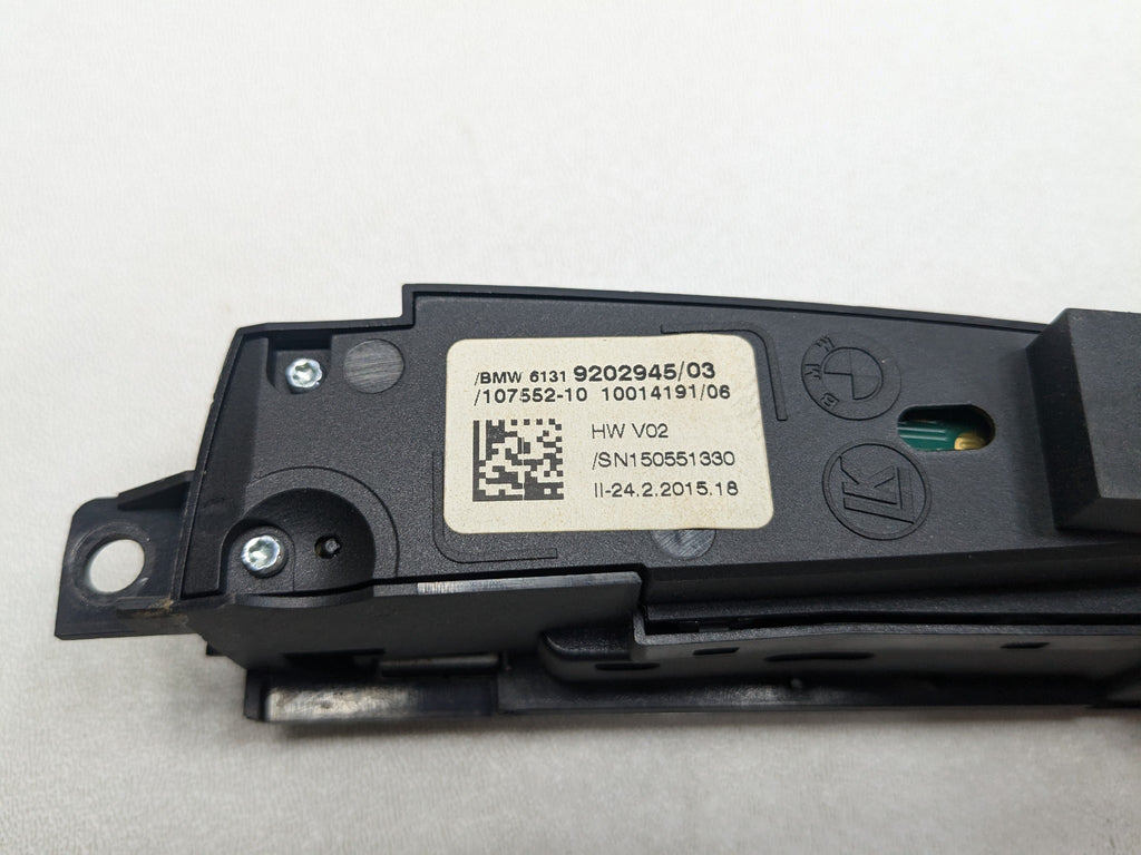 2014 - 2016 BMW 528I OEM CENTER CONSOLE SUSPENSION CONTROL PANEL SWITCH ASSEMBLY