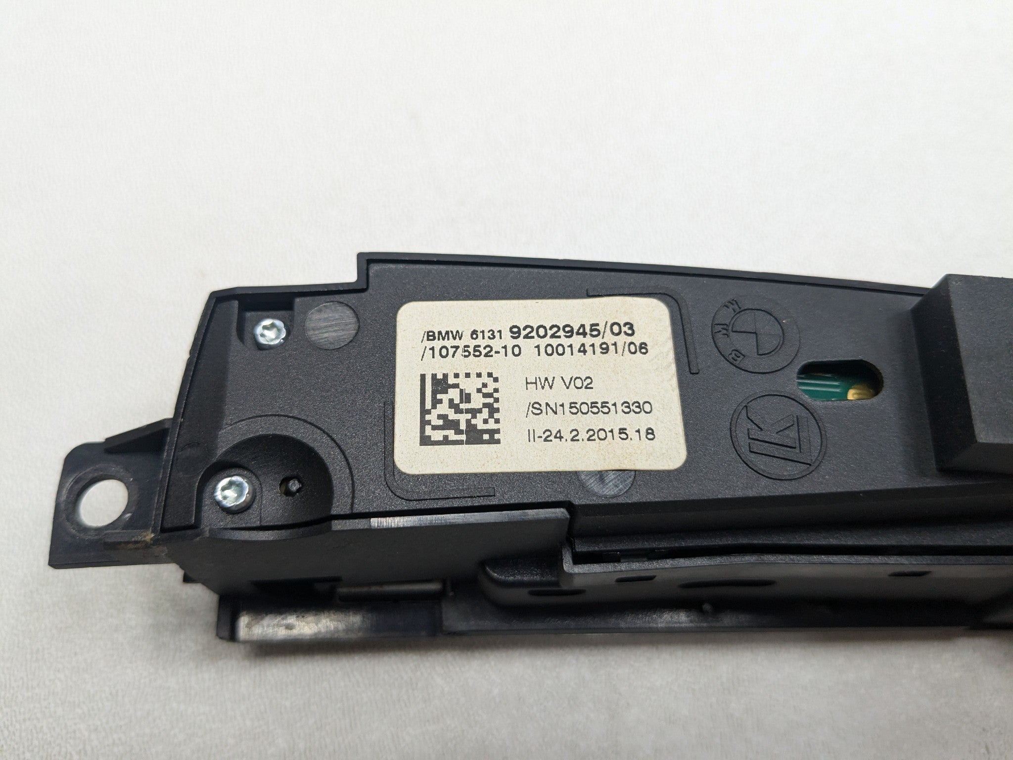 2014 - 2016 BMW 528I OEM CENTER CONSOLE SUSPENSION CONTROL PANEL SWITCH ASSEMBLY