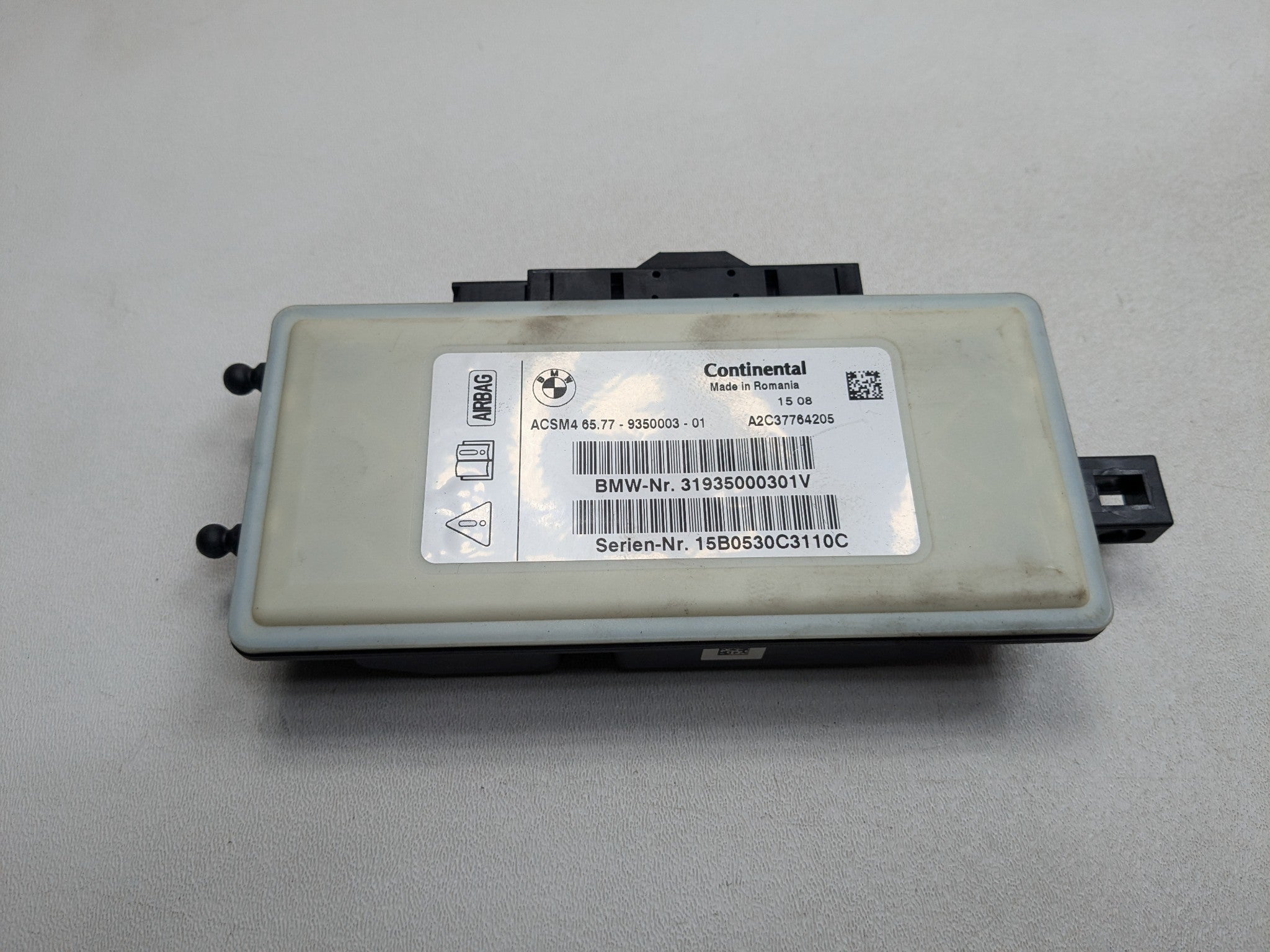 2014 - 2016 BMW 528I OEM CRASH IMPACT SENSOR CONTROL MODULE UNIT