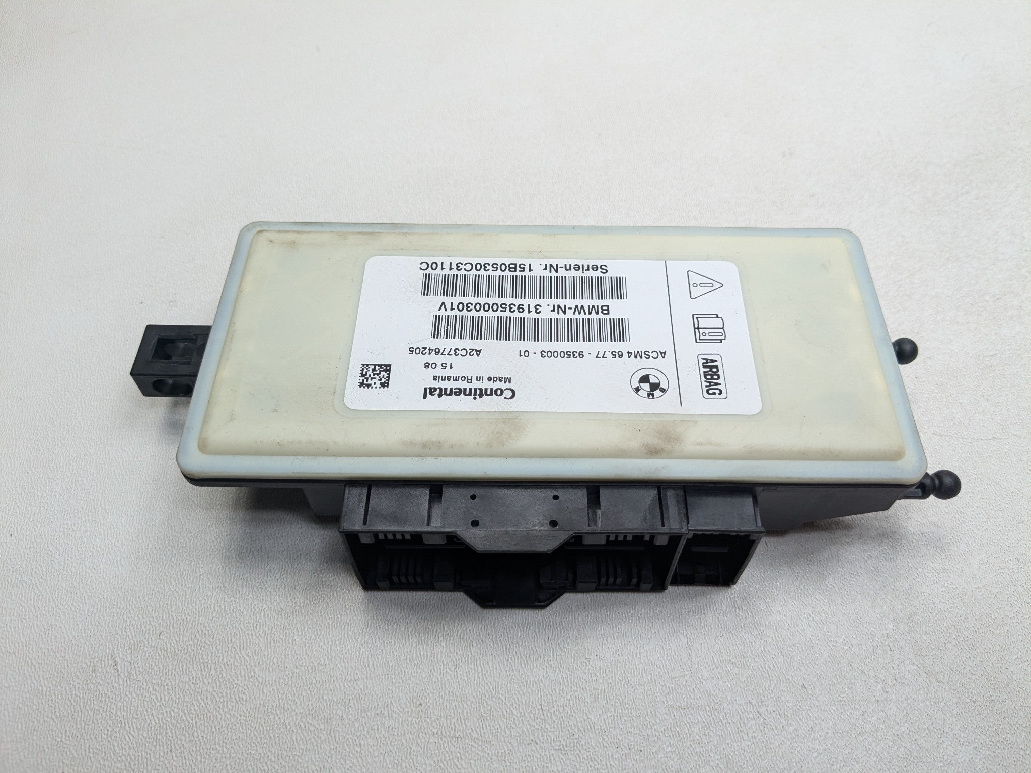 2014 - 2016 BMW 528I OEM CRASH IMPACT SENSOR CONTROL MODULE UNIT