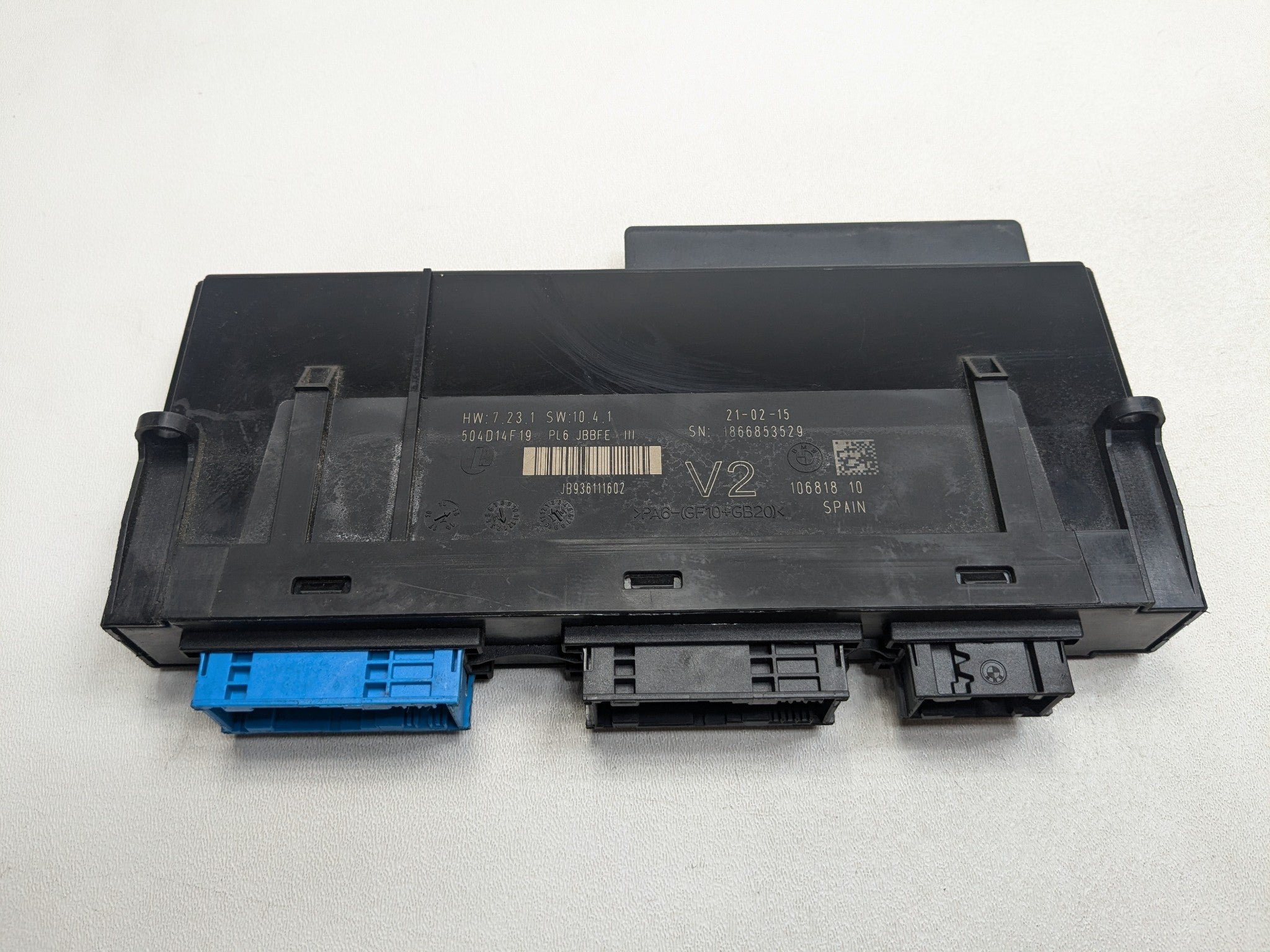 2014 - 2016 BMW 528I OEM JUNCTION BOX PRIMARY BODY CONTROL MODULE UNIT