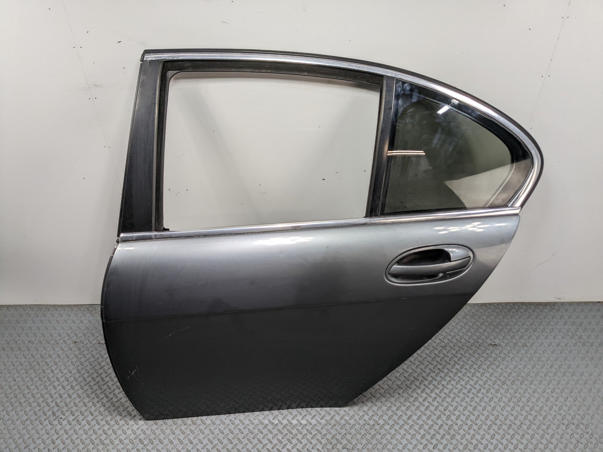 06 - 08 BMW 750I OEM DOOR SHELL PANEL WITH EXTERIOR DOOR HANDLE REAR LEFT SIDE