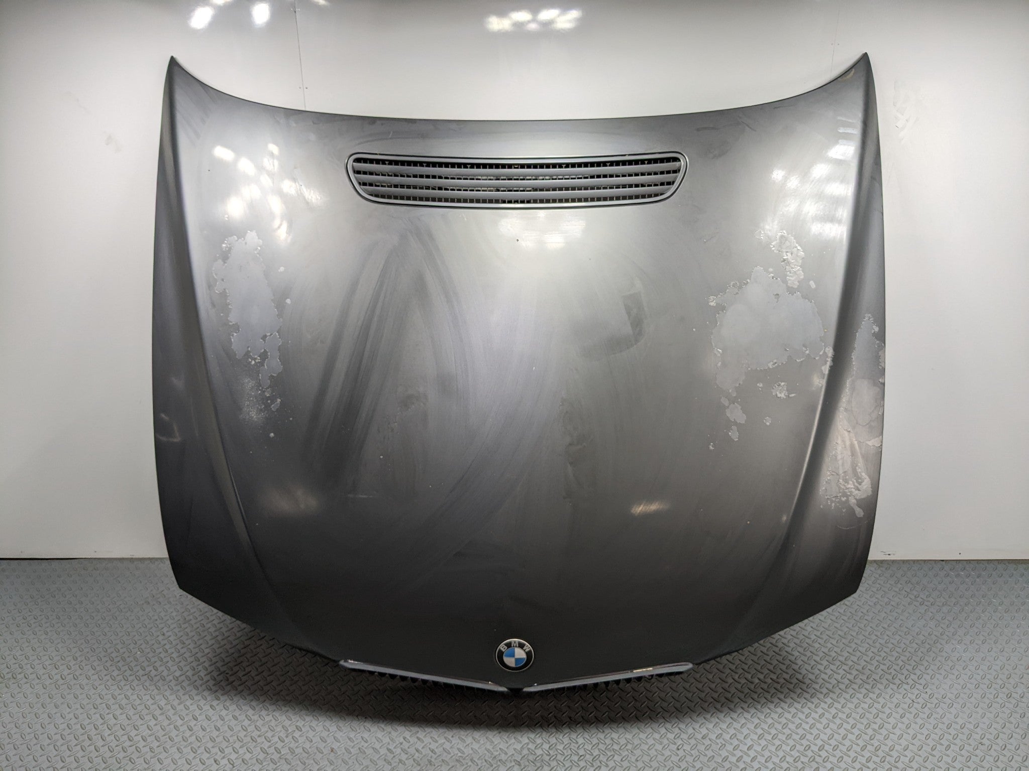 06 - 08 BMW 750I OEM FRONT HOOD BONNET SHELL COVER PANEL TITANIUM GREY METALLIC