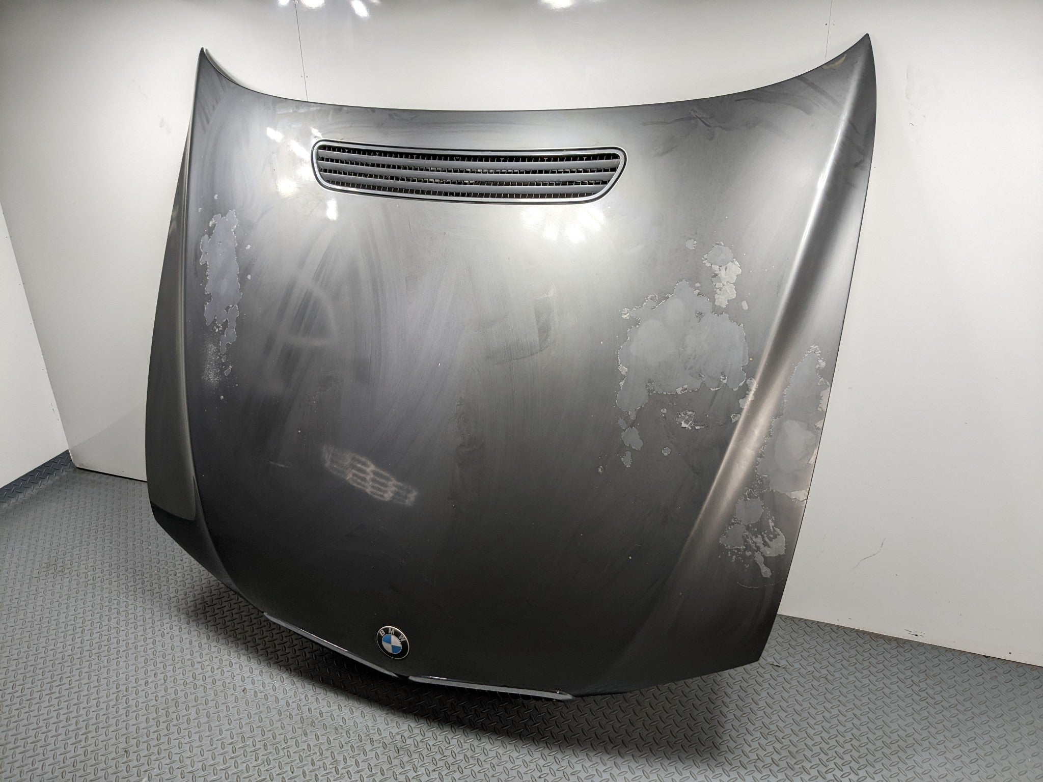 06 - 08 BMW 750I OEM FRONT HOOD BONNET SHELL COVER PANEL TITANIUM GREY METALLIC
