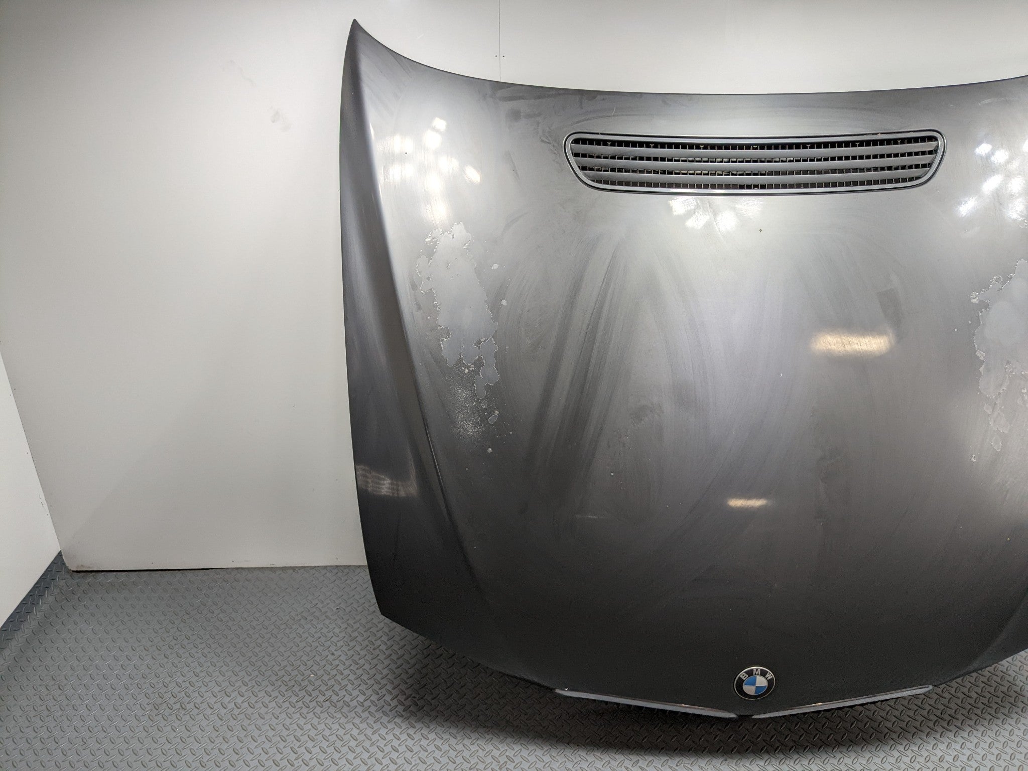06 - 08 BMW 750I OEM FRONT HOOD BONNET SHELL COVER PANEL TITANIUM GREY METALLIC