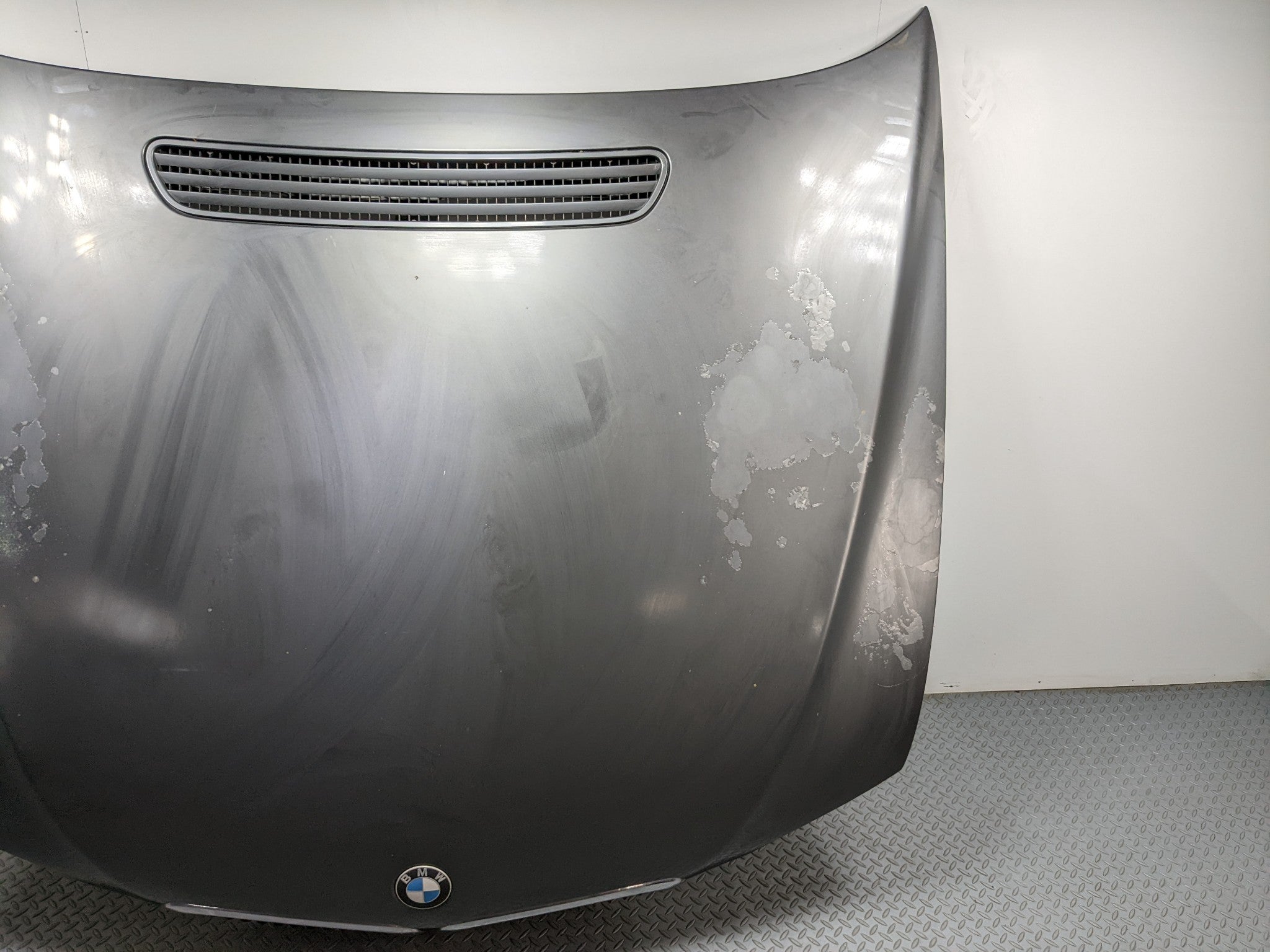 06 - 08 BMW 750I OEM FRONT HOOD BONNET SHELL COVER PANEL TITANIUM GREY METALLIC