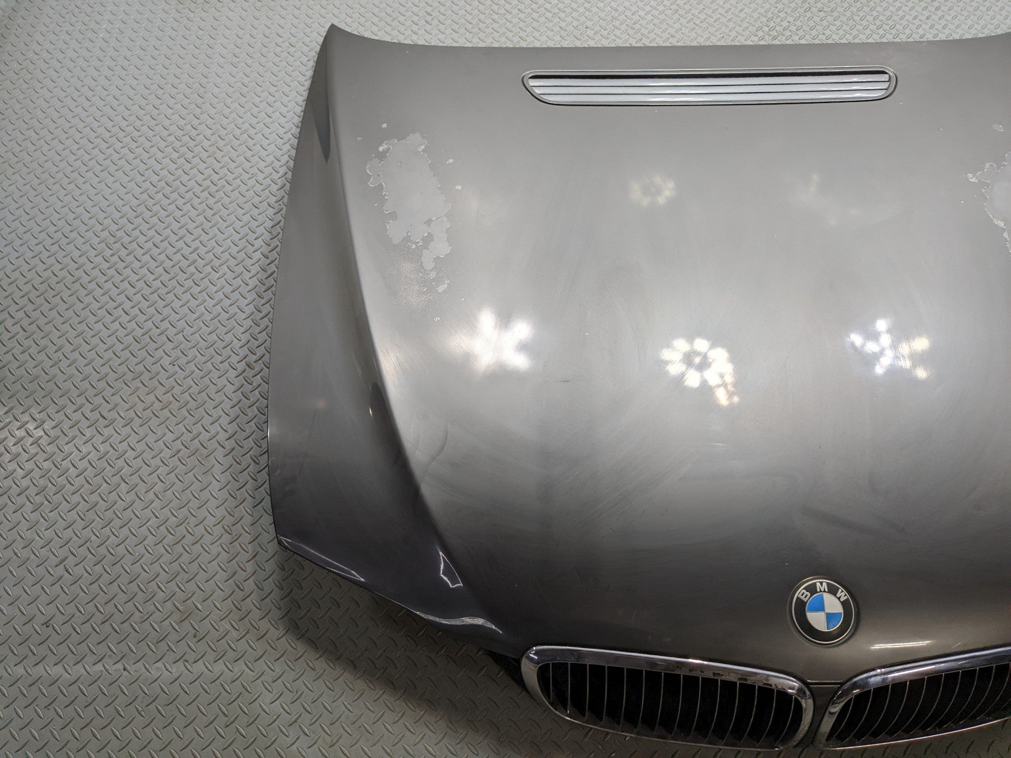 06 - 08 BMW 750I OEM FRONT HOOD BONNET SHELL COVER PANEL TITANIUM GREY METALLIC