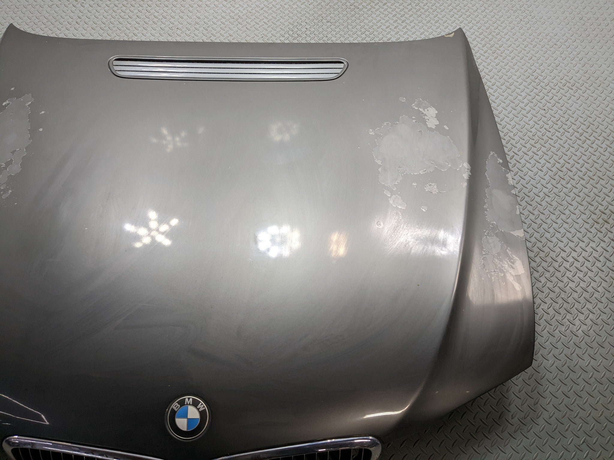 06 - 08 BMW 750I OEM FRONT HOOD BONNET SHELL COVER PANEL TITANIUM GREY METALLIC