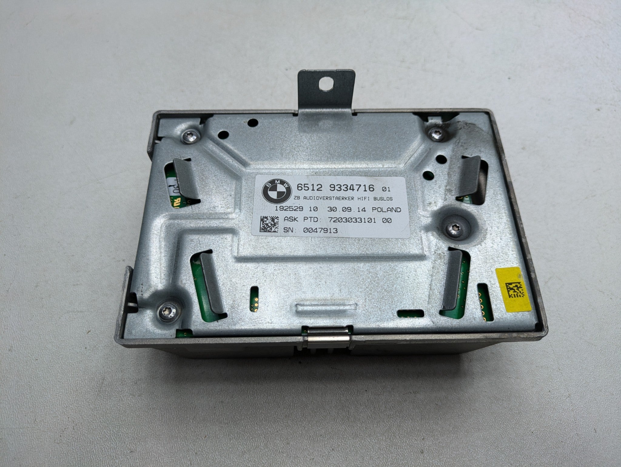 2012 - 2015 BMW 328I OEM AUDIO EQUIPMENT RADIO AMPLIFIER HIFI AUDIO SYSTEM