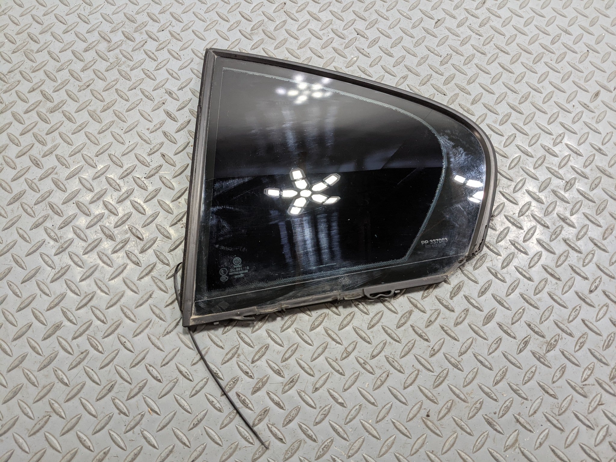 2012 - 2015 BMW 328I OEM VENT WINDOW GLASS REAR LEFT DRIVER SIDE