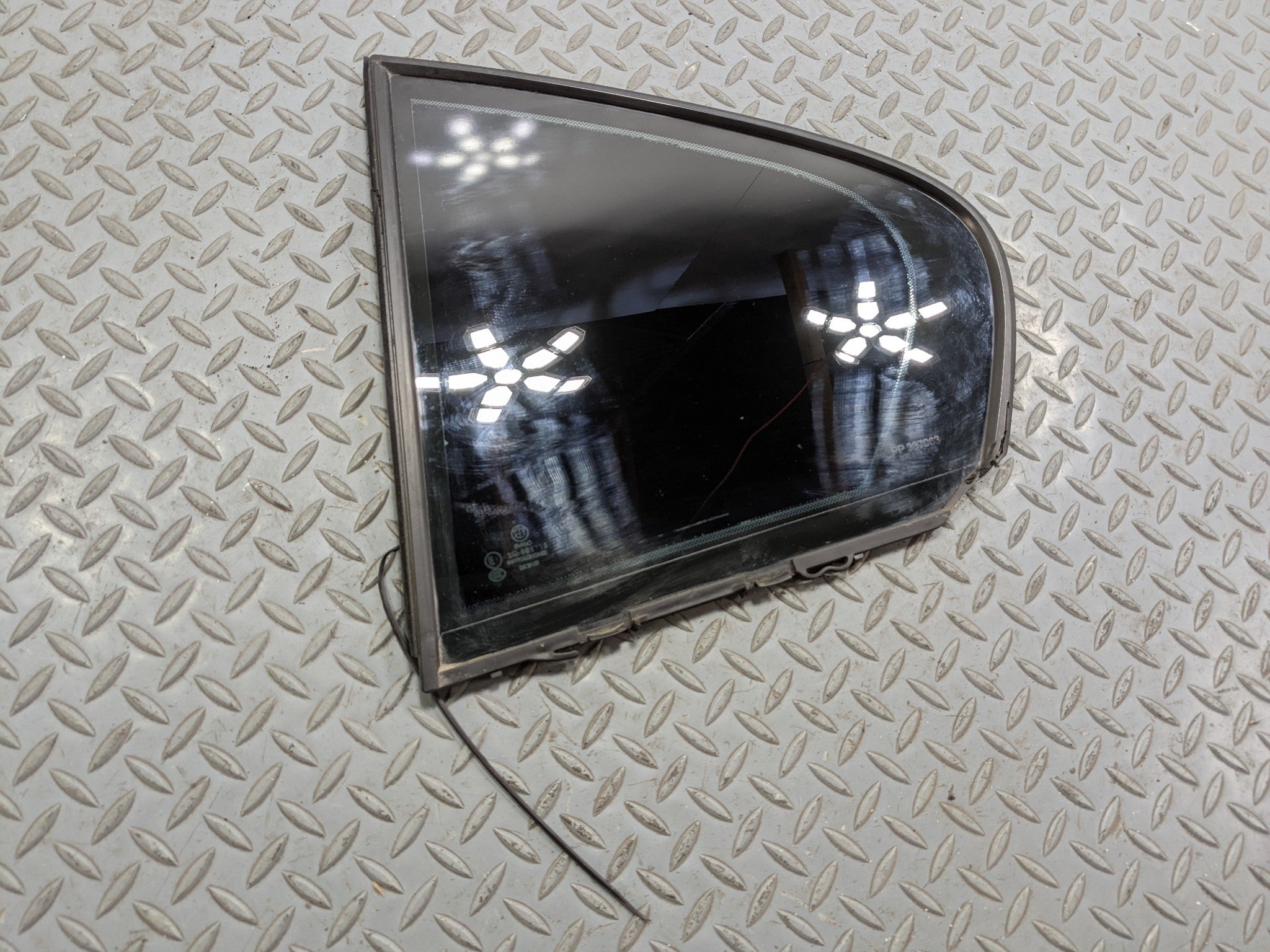 2012 - 2015 BMW 328I OEM VENT WINDOW GLASS REAR LEFT DRIVER SIDE