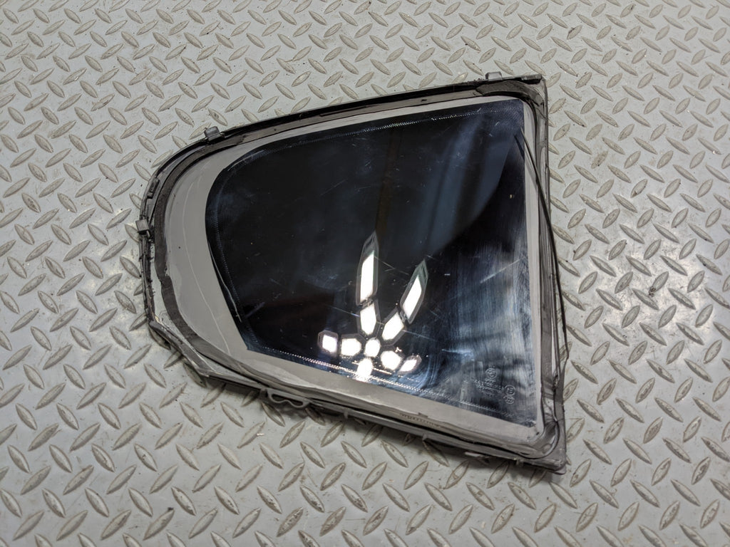 2012 - 2015 BMW 328I OEM VENT WINDOW GLASS REAR LEFT DRIVER SIDE