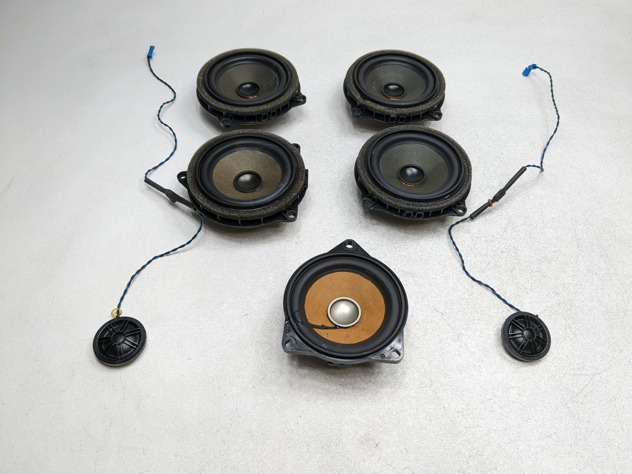 2012 - 2015 BMW 328I OEM FRONT REAR SPEAKERS AUDIO SYSTEM WOOFER TWEETER SETS