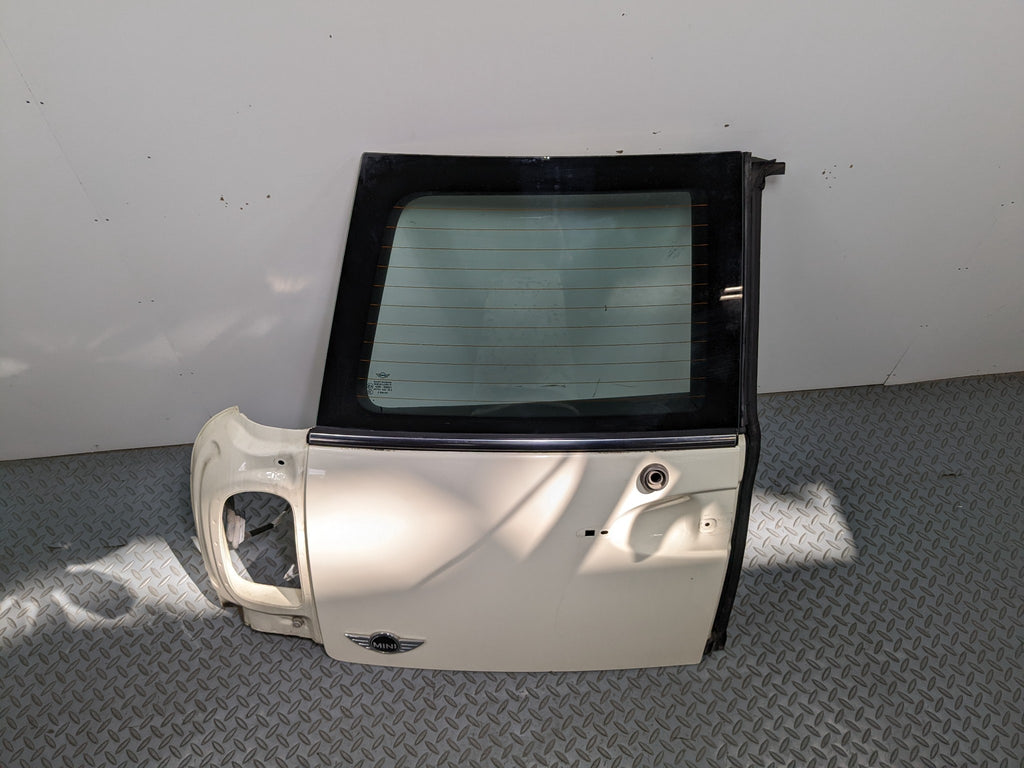 11 - 14 MINI COOPER CLUBMAN OEM TRUNK LID SHELL SPLIT DOOR WITH WINDOW REAR LEFT