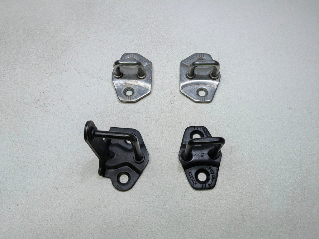 2011 - 2014 MINI COOPER CLUBMAN OEM DOOR LOCK STRIKER PLATE SET FRONT AND REAR