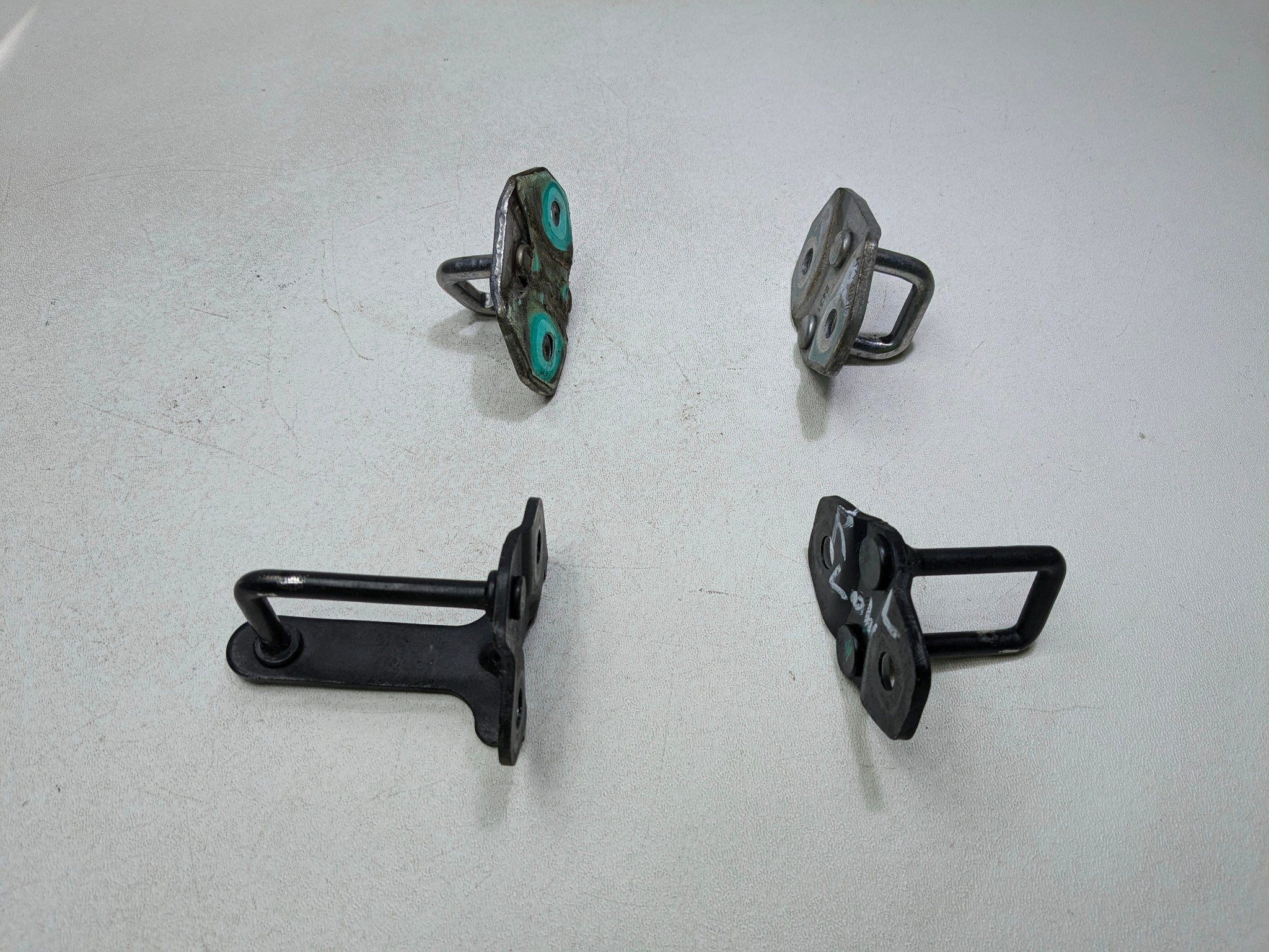 2011 - 2014 MINI COOPER CLUBMAN OEM DOOR LOCK STRIKER PLATE SET FRONT AND REAR