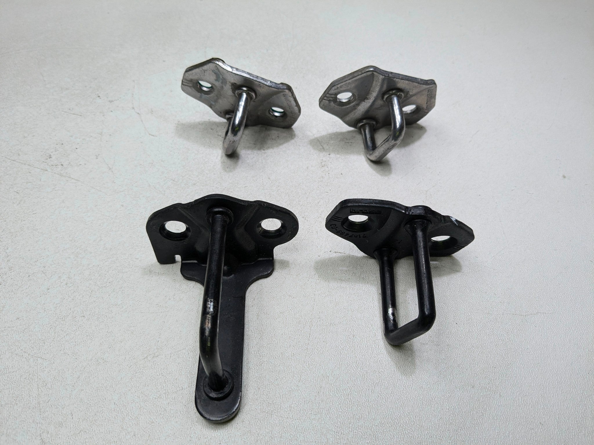 2011 - 2014 MINI COOPER CLUBMAN OEM DOOR LOCK STRIKER PLATE SET FRONT AND REAR