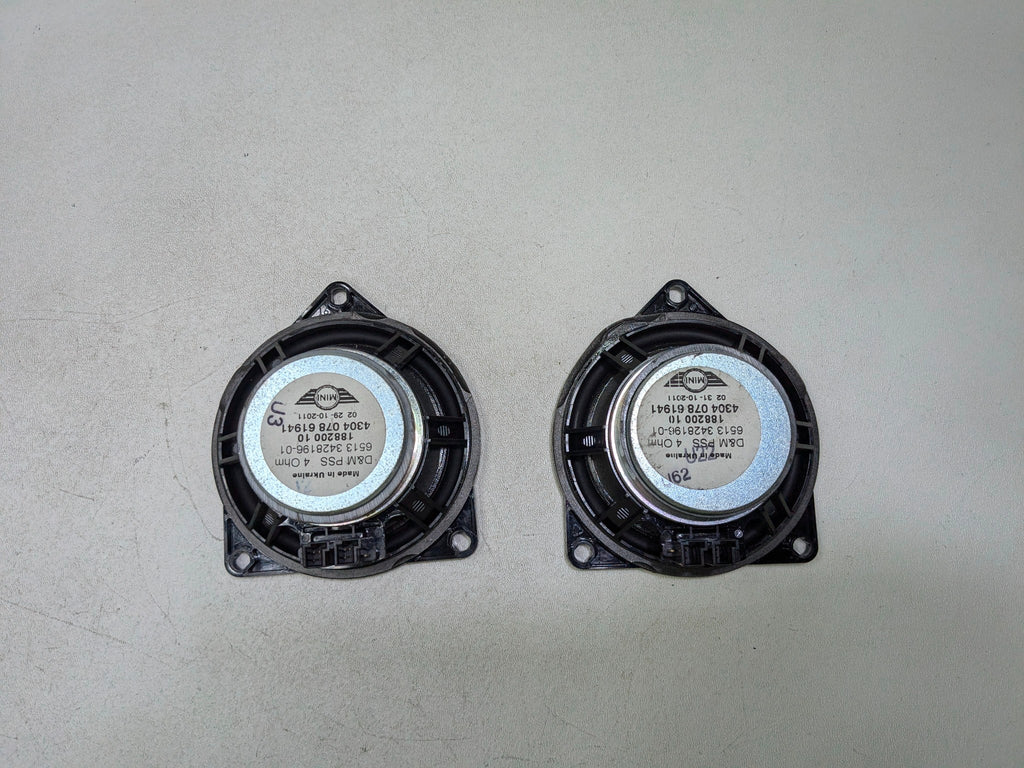 11 - 14 MINI COOPER CLUBMAN OEM SPEAKER SET AUDIO SOUND SYSTEM FRONT AND REAR