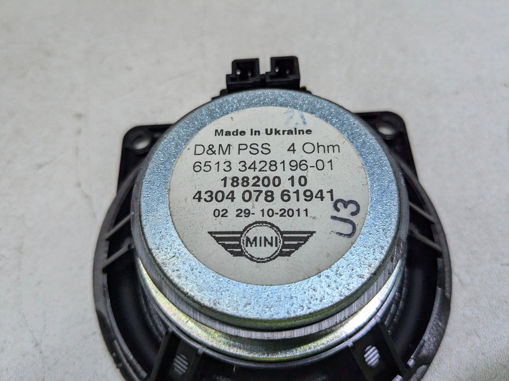 11 - 14 MINI COOPER CLUBMAN OEM SPEAKER SET AUDIO SOUND SYSTEM FRONT AND REAR