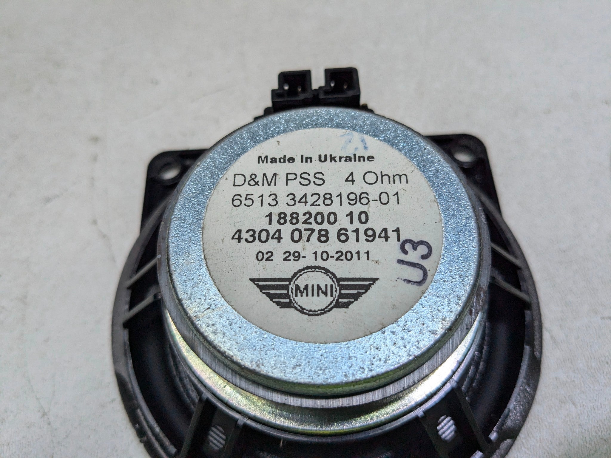 11 - 14 MINI COOPER CLUBMAN OEM SPEAKER SET AUDIO SOUND SYSTEM FRONT AND REAR