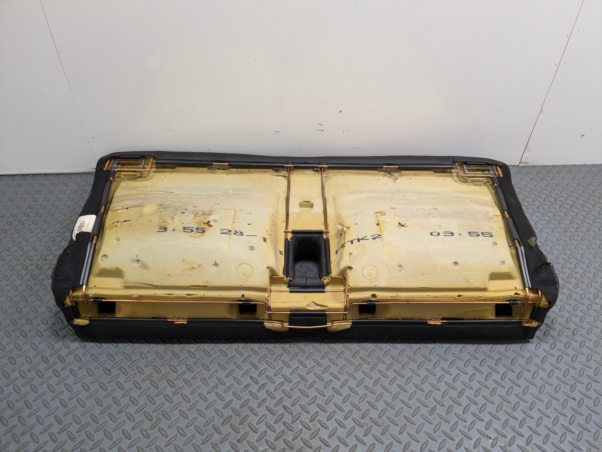 11 - 14 MINI COOPER CLUBMAN OEM LOWER SEAT CUSHION LEATHER BLACK REAR SECOND ROW