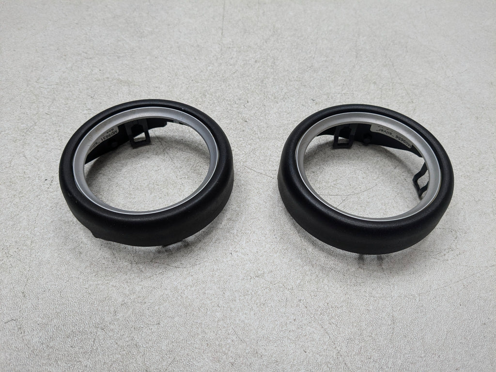 2011 - 2014 MINI COOPER CLUBMAN OEM FRONT DOOR OPENER INSIDE HANDLE TRIM SET