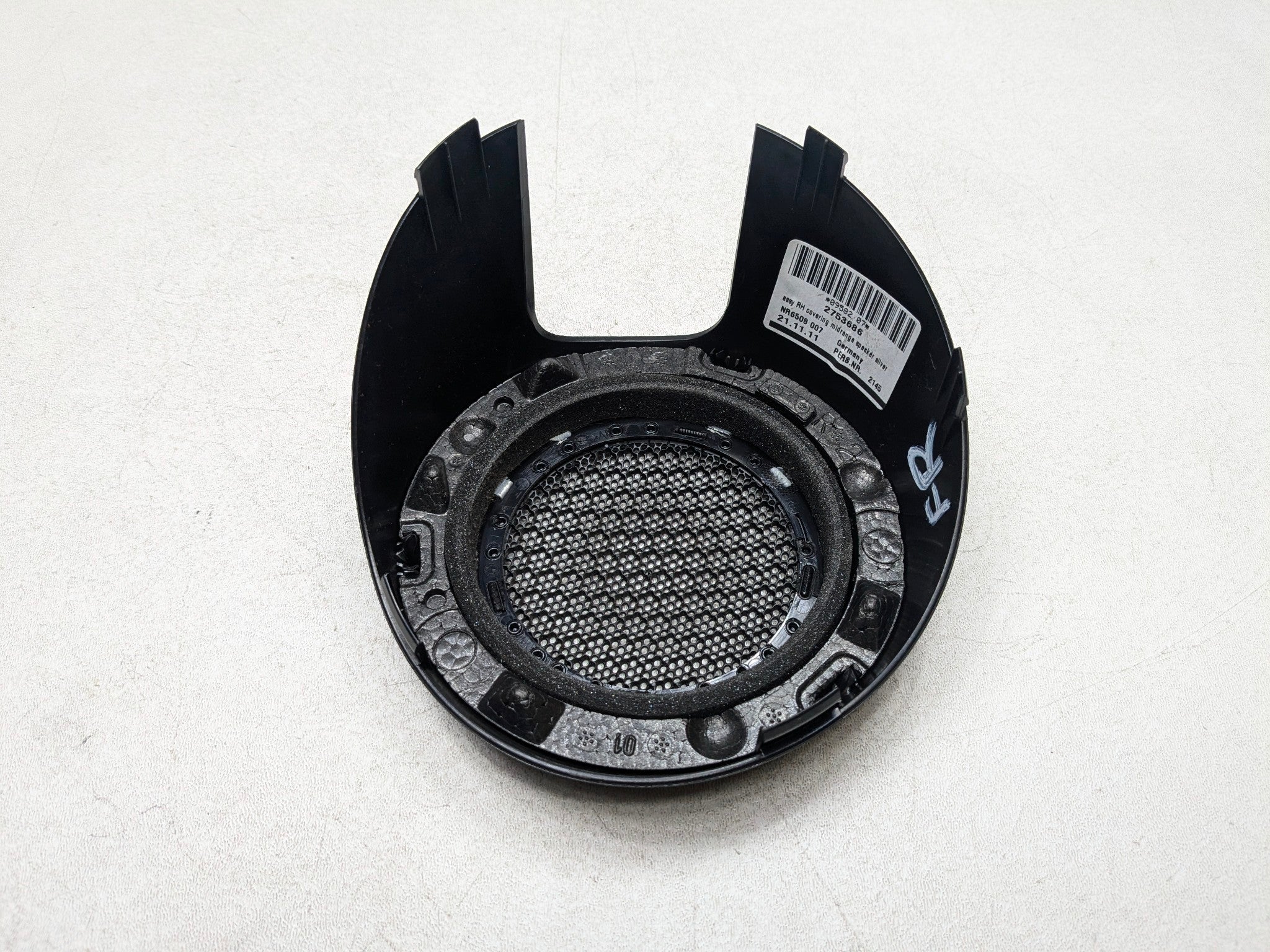 2011 - 2014 MINI COOPER CLUBMAN OEM SPEAKER GRILL COVER BLACK FRONT RIGHT SIDE