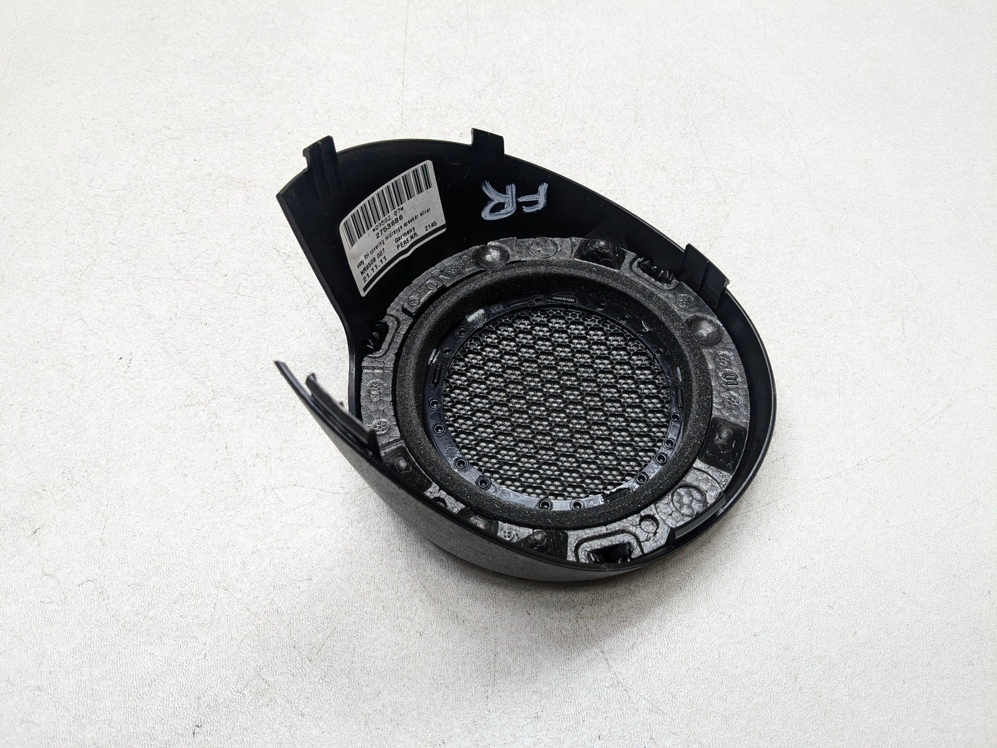 2011 - 2014 MINI COOPER CLUBMAN OEM SPEAKER GRILL COVER BLACK FRONT RIGHT SIDE