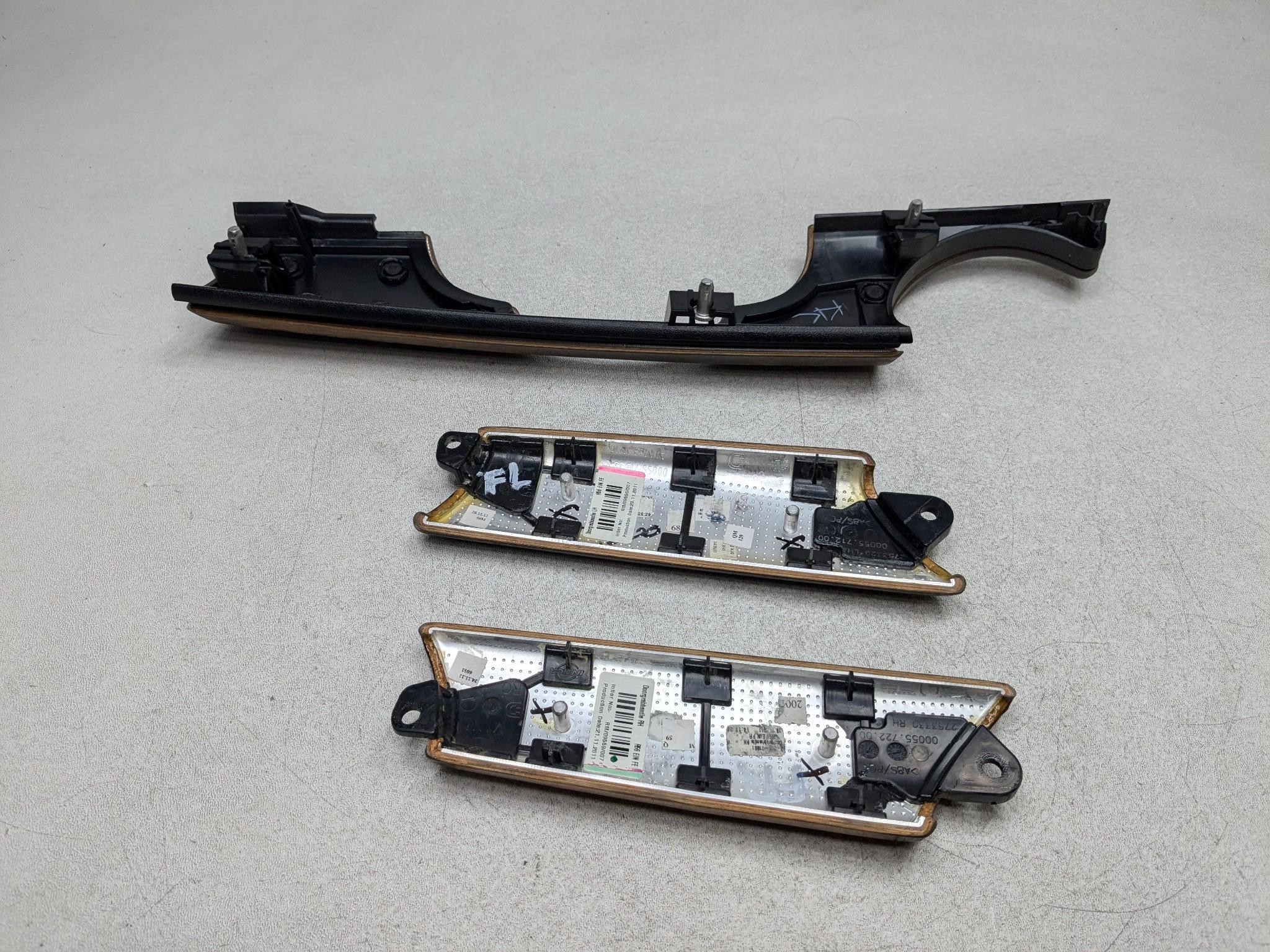 11 - 14 MINI COOPER CLUBMAN OEM DASHBOARD TRIM BEZEL SET FRONT LEFT AND RIGHT