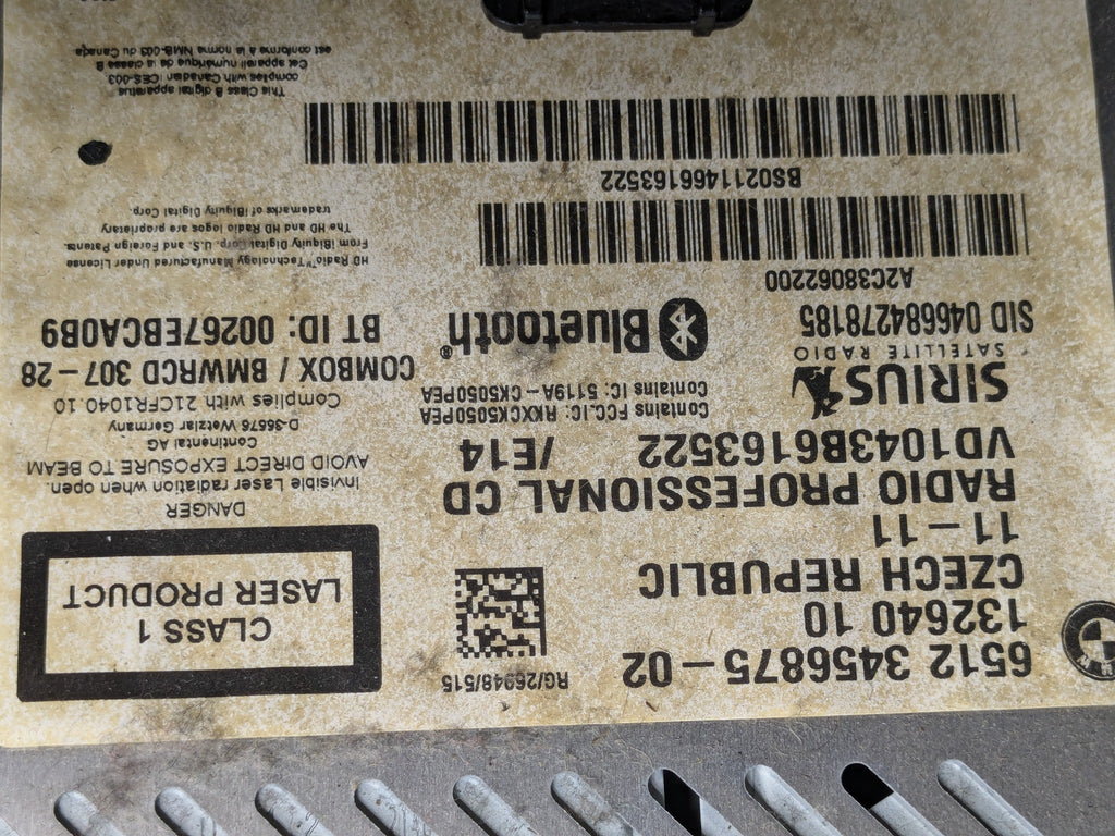 11 - 14 MINI COOPER CLUBMAN OEM SPEEDOMETER INSTRUMENT CLUSTER GAUGES WITH CD