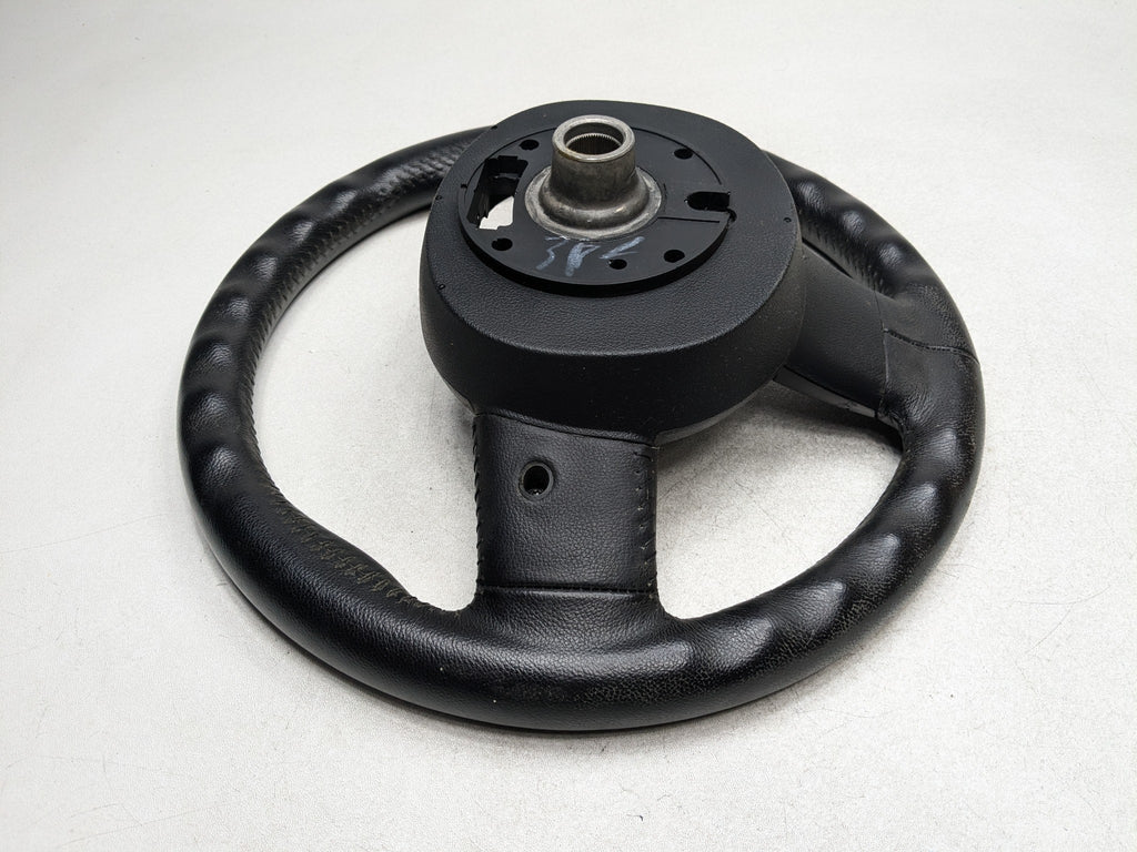 2011 - 2014 MINI COOPER CLUBMAN OEM STEERING WHEEL BLACK LEATHER FRONT LEFT SIDE