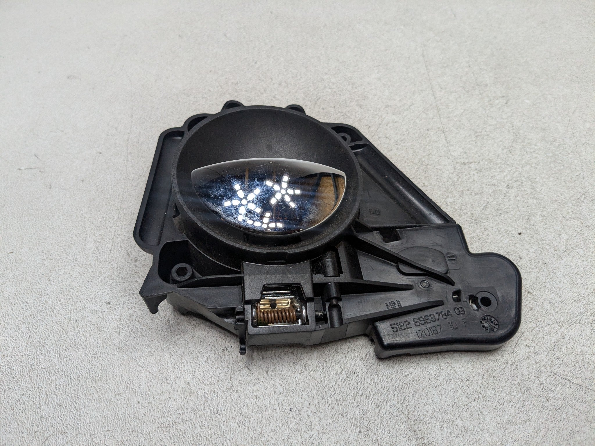 2011 - 2014 MINI COOPER CLUBMAN OEM INSIDE DOOR HANDLE REAR RIGHT PASSENGER SIDE