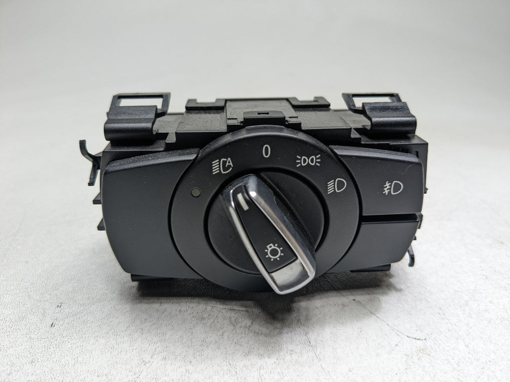 2013 - 2015 BMW X1 OEM HEADLIGHT FOGLIGHT CONTROL SWITCH PANEL BLACK