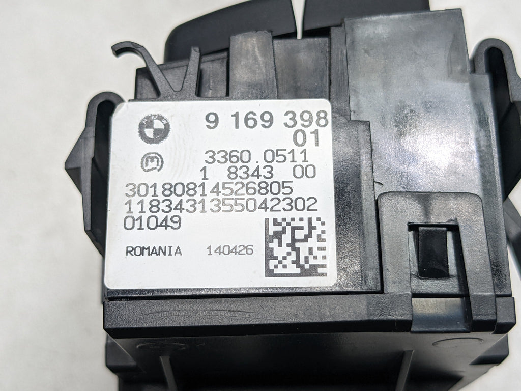 2013 - 2015 BMW X1 OEM HEADLIGHT FOGLIGHT CONTROL SWITCH PANEL BLACK