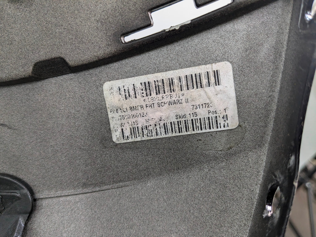 2013 - 2015 BMW X1 OEM FRONT BUMPER COVER PANEL ASSEMBLY BLACK