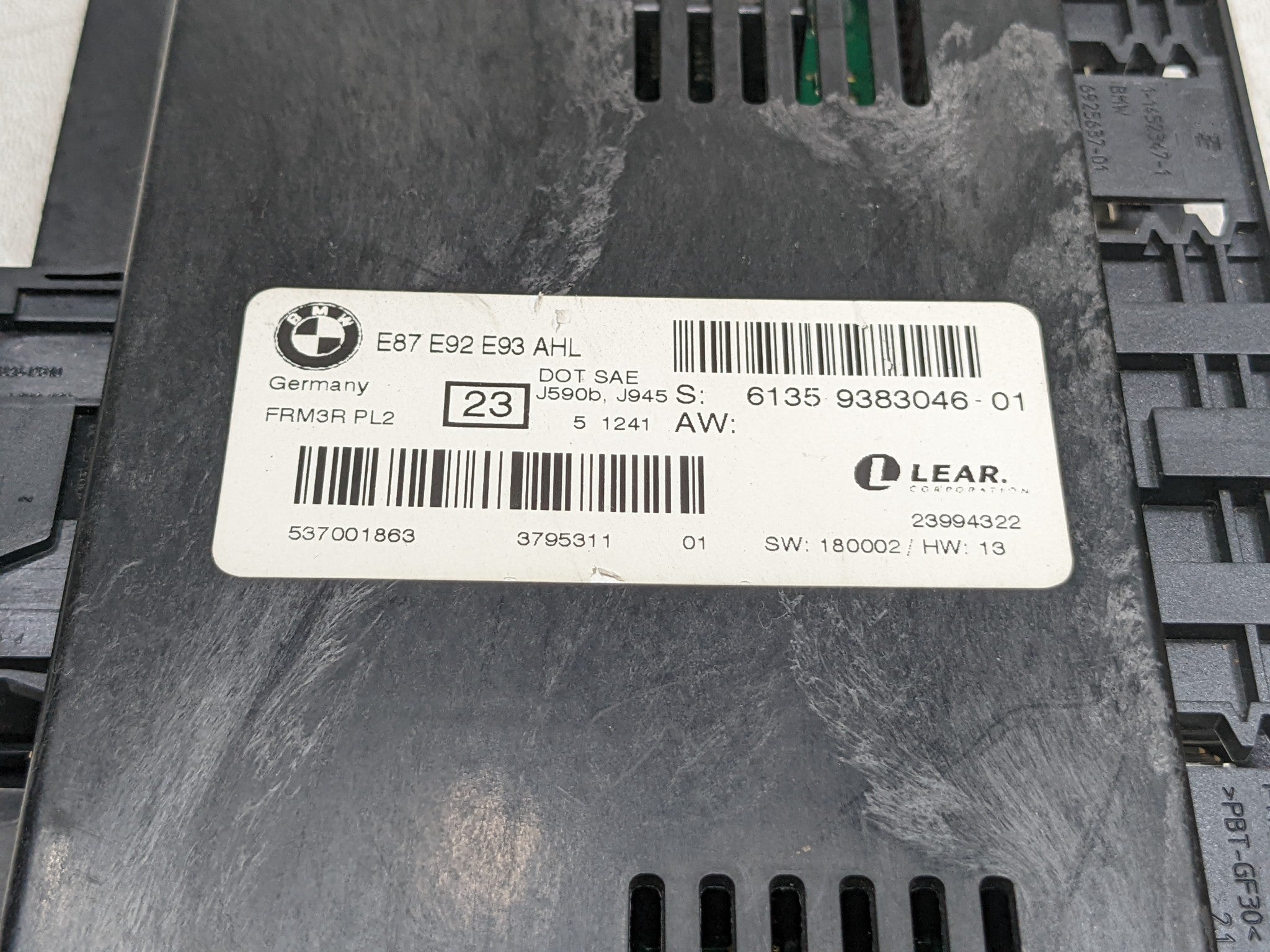 2013 - 2015 BMW X1 OEM FOOTWELL BODY LIGHT CONTROL COMPUTER MODULE UNIT
