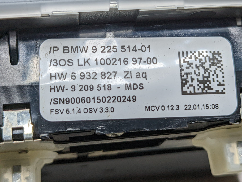 2013 - 2015 BMW X1 OEM INTERIOR LIGHT ASSEMBLY FRONT OVERHEAD UPPER ROOF