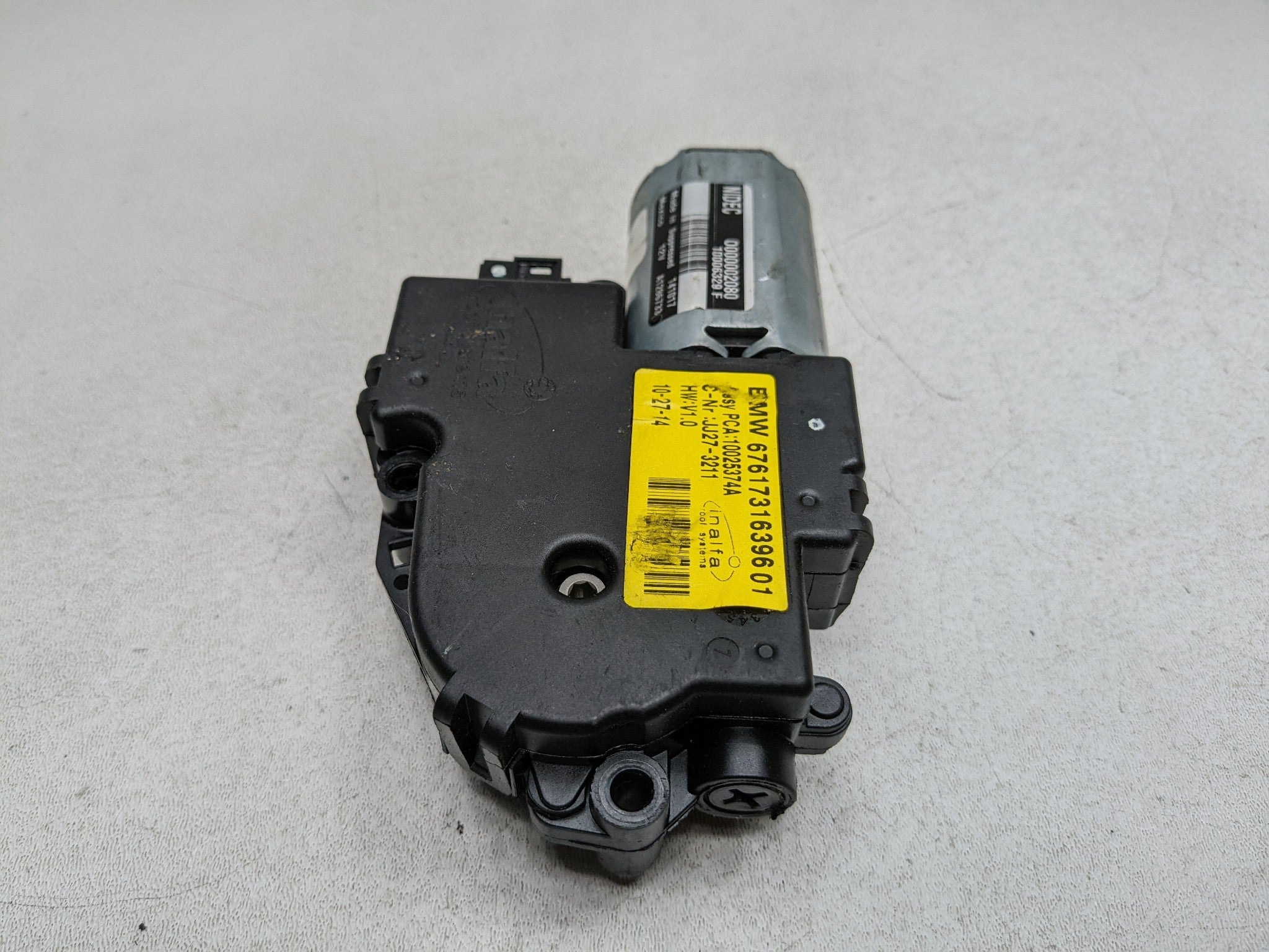 2013 - 2015 BMW X1 OEM FRONT UPPER OVERHEAD SUNROOF GLASS SLIDING MOTOR ASSEMBLY