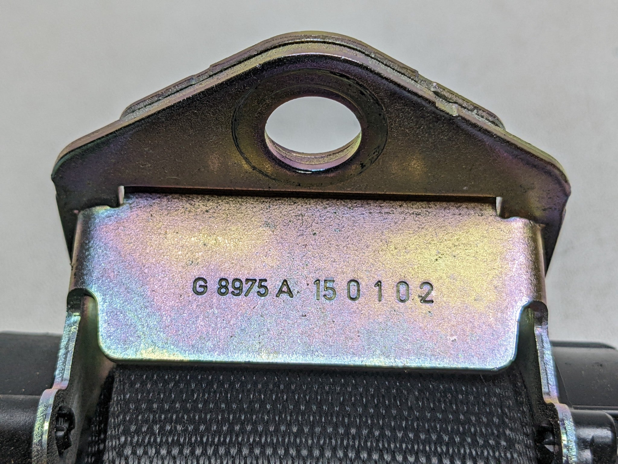 2013 - 2015 BMW X1 OEM SAFETY SEAT BELT RETRACTOR BLACK REAR LEFT DRIVER SIDE