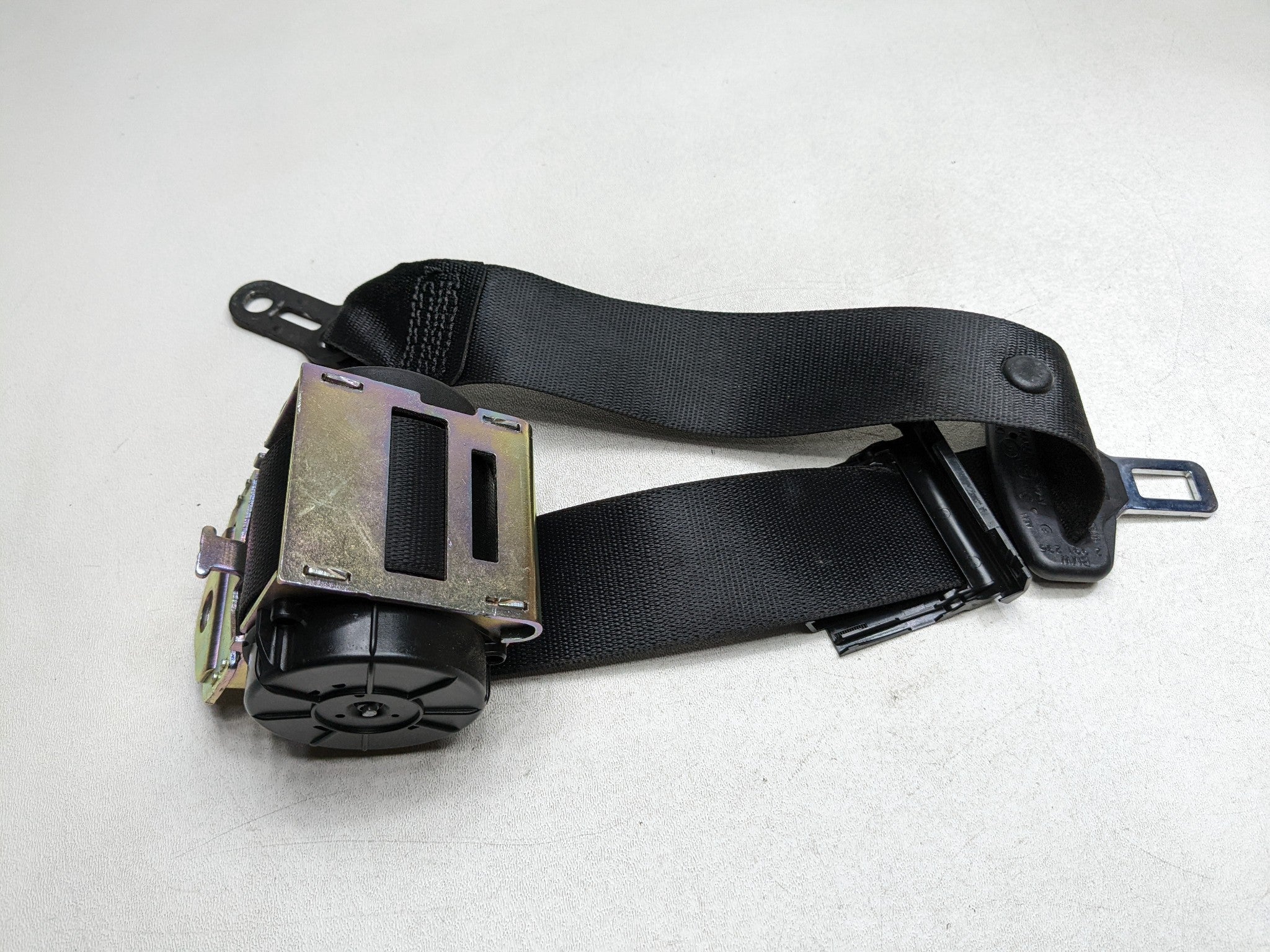 2013 - 2015 BMW X1 OEM SAFETY SEAT BELT RETRACTOR BLACK REAR LEFT DRIVER SIDE
