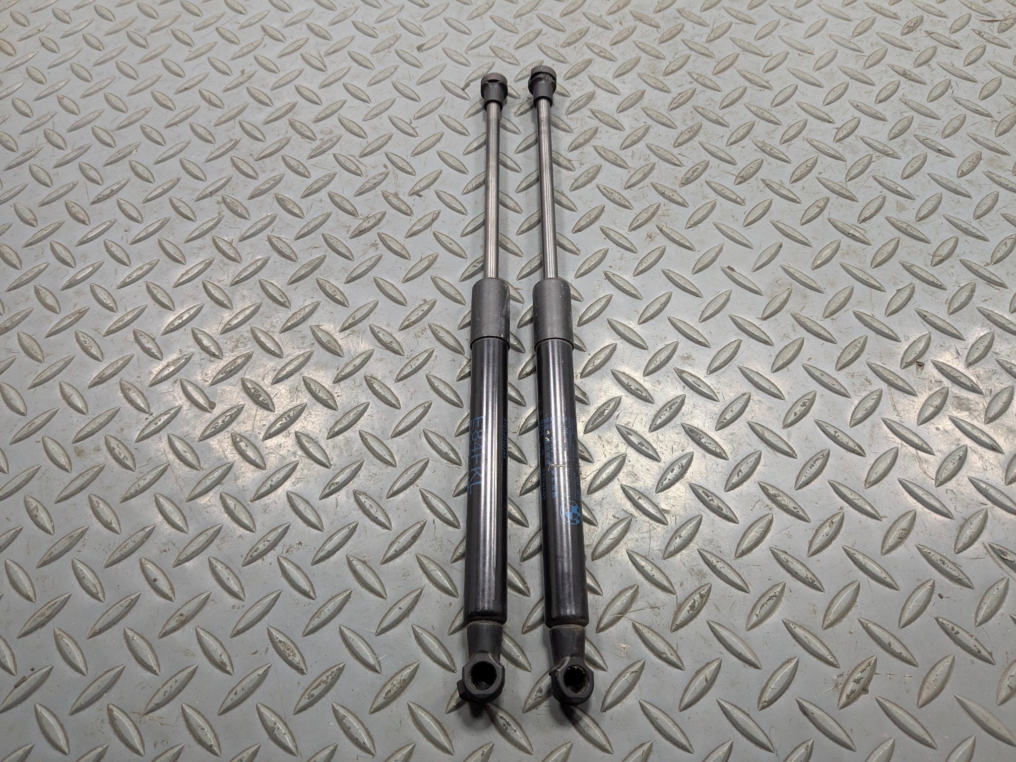 2013 - 2015 BMW X1 OEM FRONT HOOD BONNET SHOCK STRUT LIFT SUPPORT SET OF 2