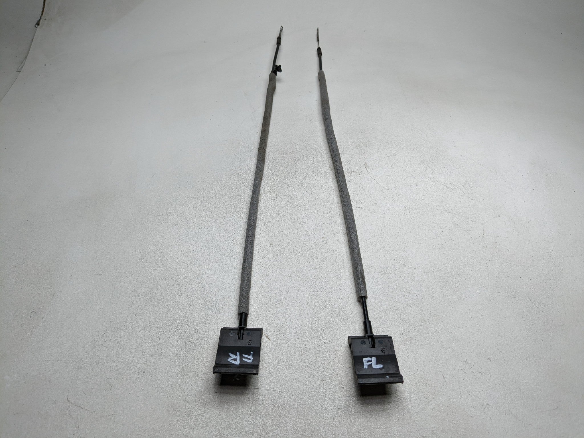 2013 - 2015 BMW X1 OEM HOOD BONNET LOCK LATCH CABLE SET FRONT LEFT AND RIGHT