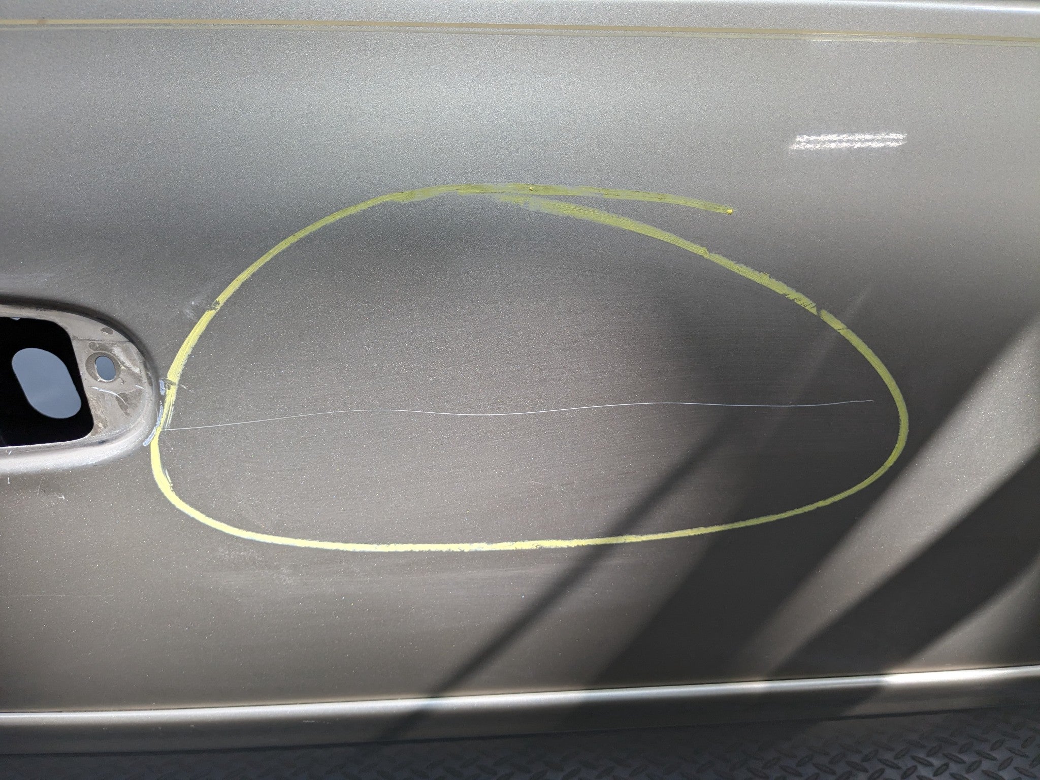 00 - 05 CADILLAC DEVILLE OEM DOOR SHELL PANEL LIGHT CASHMERE FRONT RIGHT SIDE